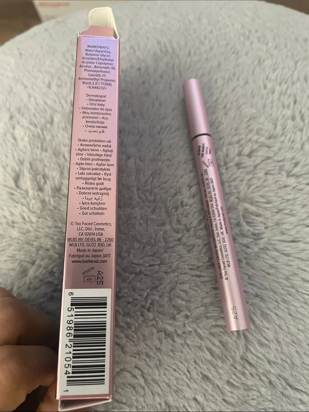 Too Faced Better Than Sex Waterproof Eyeliner — Pink
